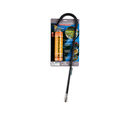 Ergonomische onkruidbrander met Piëzo en gaspatroon, aansluiting in 7/16" ventiel