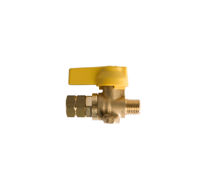 GOK kogelkraan met muurplaat 1/4"l inw. X 1/4"l uitw.