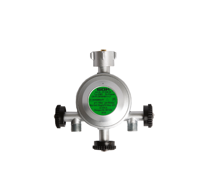 Drukregelaar DIN TRIO 50 mbar 1KG/U GOK