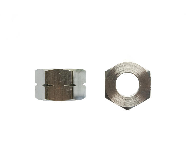 Wartel 1"W L verchroomd 22mm DIN5