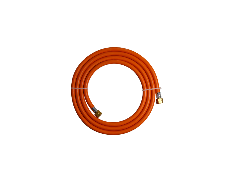 Propaan slang 6 x 13mm 250cm 2 x wartel 3/8"l