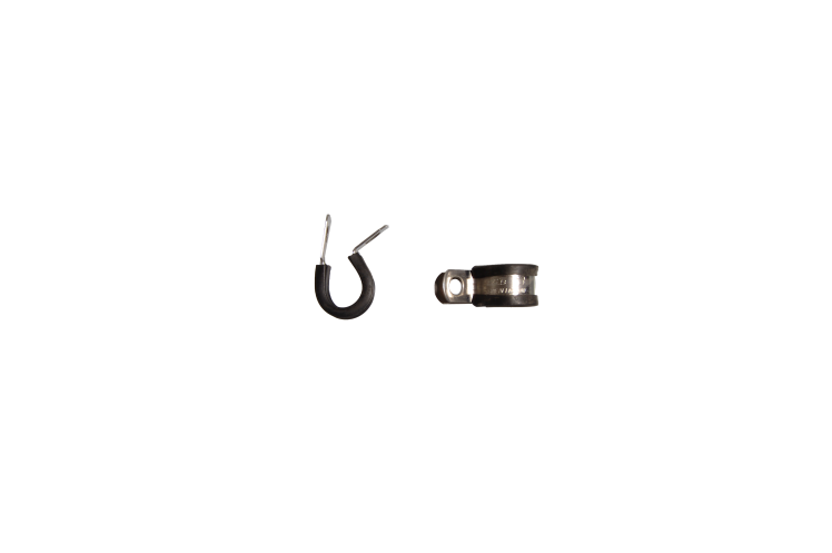 Leidingklem RVS voor 13mm buis