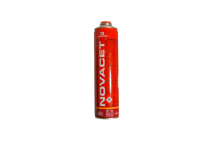 Novacet gaspatroon 600 ml lasgas - 7/16"