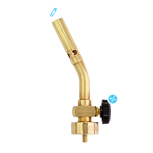 Bernzomatic messing brandervoorstuk, standaard - UL2317
