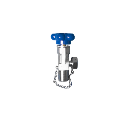 RVS membraanafsluiter chr. K50 Ru1=21.8 r x grootconus aluminium miniumh