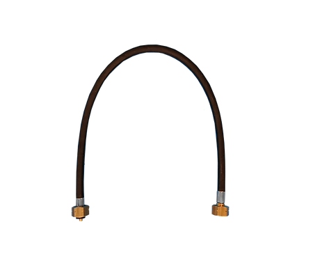 Batterijslang KOMBI/DIN propaan 75cm. rubber HD 21.8L x 21.8L