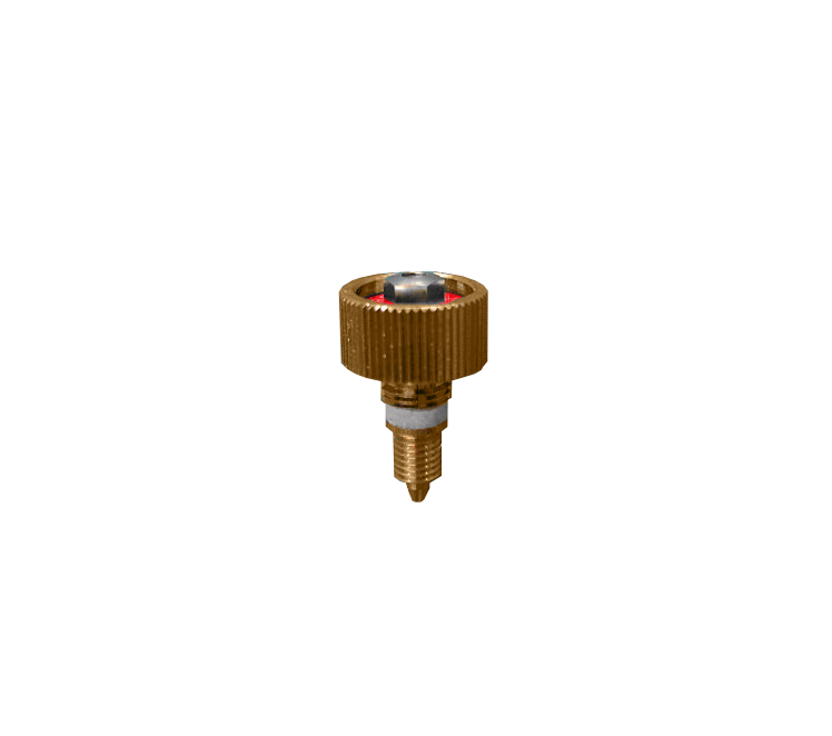 Afsluitspindel gas Gloor Lilliput - voor op de handgreep compleet - gloor nr: 39312/A