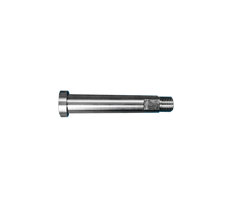 RVS aansluitpen 1"W NEN x 1/4"r BSP uitw.  hol