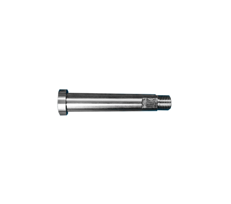 RVS aansluitpen 1"W NEN x 1/4"r BSP uitw.  hol