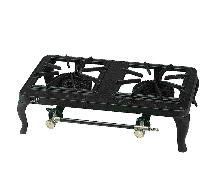 Kemper 2-vlams industrie kookbrander 8kW - Thermisch beveiligd