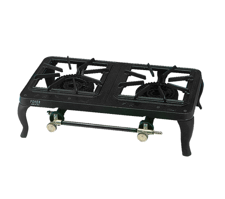 Kemper 2-vlams industrie kookbrander 8kW - Thermisch beveiligd