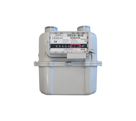 GasMeter G-4 aardgas/propaan en aansluiting