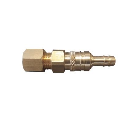 Snelkoppeling knel 8mm en slangtule 8mm
