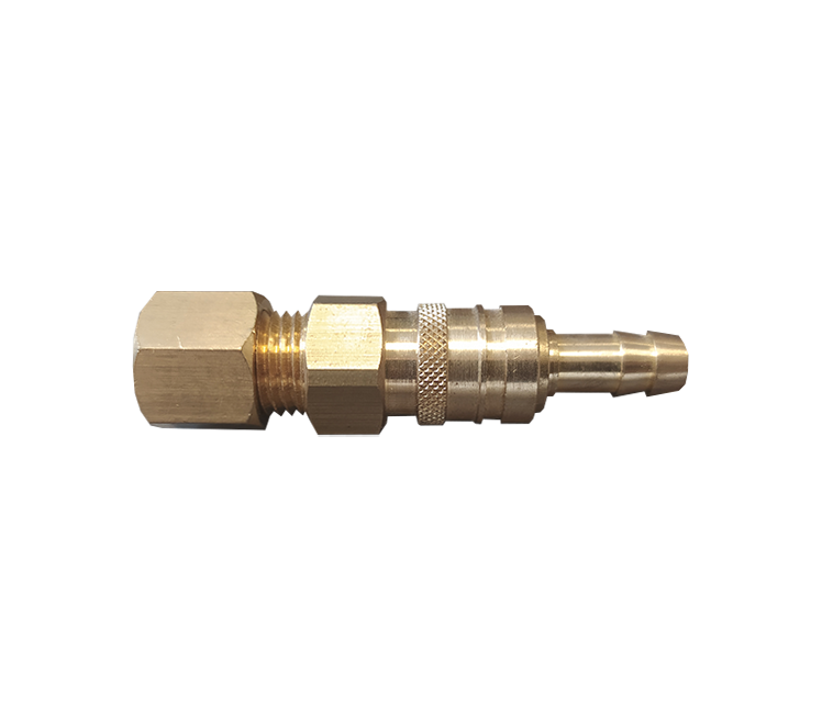 Snelkoppeling knel 8mm en slangtule 8mm
