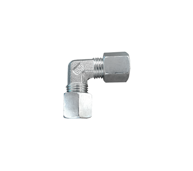 Knie 2 x 8mm knel. staal