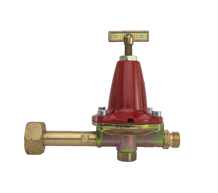 Drukregelaar instelbaar verlengd KOMBI/DIN x 3/8"l
