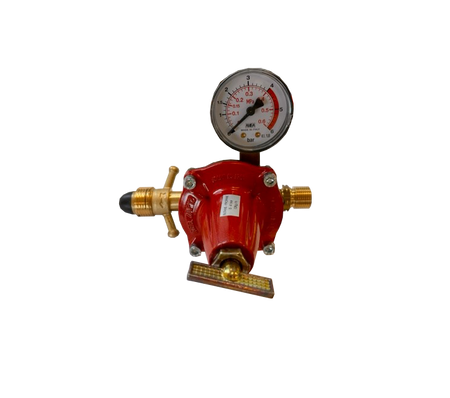 Drukregelaar instelbaar POL en manometer-3/8" l uitw.