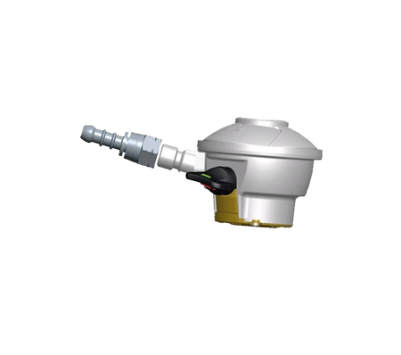 Quick- on regelaar 37 mbar-27mm