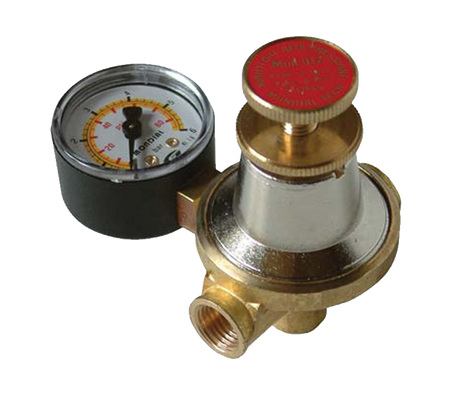 Drukregelaar instelbaar en manometer-3/8"inw. x 3/8" uitw.