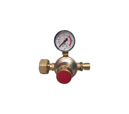 Drukregelaar klein instelbaar manometer-KOMinw.x 3/8"l