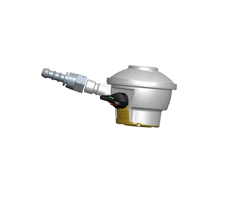 Quick- on regelaar 37 mbar- aansluiting diameter 20mm