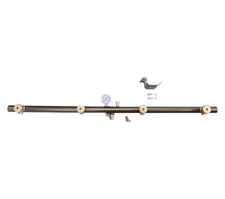 Manifold voor 4 kranen/manometer/ventiel