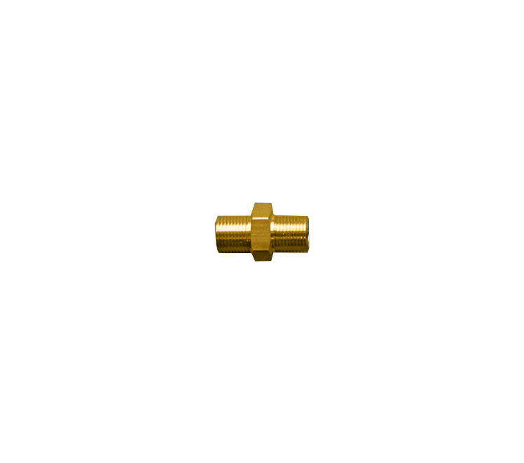 Dubbelnippel M12 x 1 r uitw. x M12 x 1 r uitw.