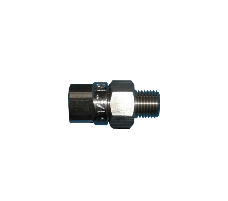 Wartelend verloop 1/4"r uitw.  x 1/4"r bolconisch inw.
