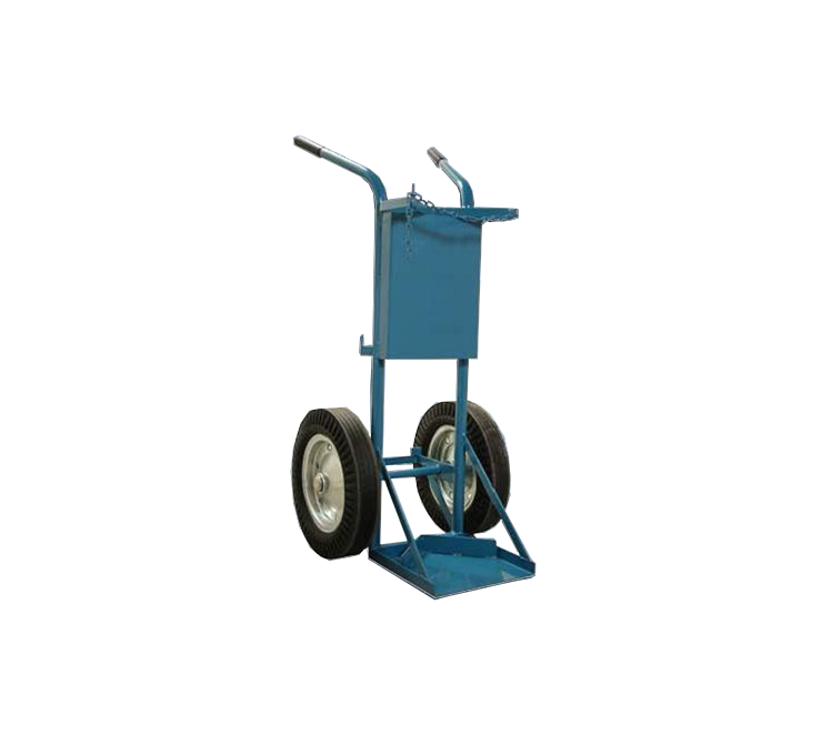 Fleswagen 11kg propaan 50 liter zuurstof