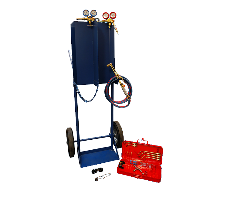 Las/snijset Gloor Ideal 16 compleet 2 x 40 liter zonder flessen