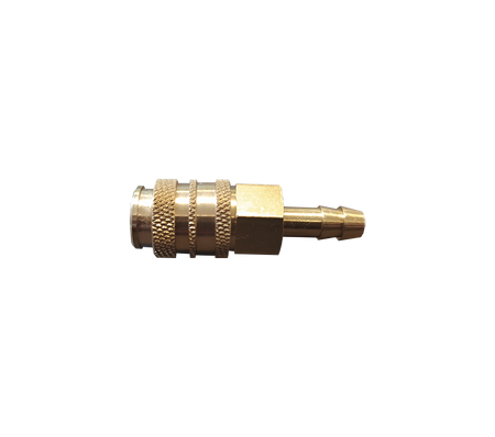 Propaan snelkoppeling messing 6mm tule alleen vrouwtje