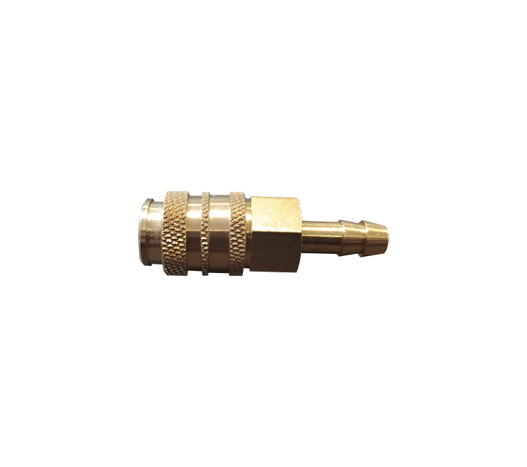 Propaan snelkoppeling messing 6mm tule alleen vrouwtje