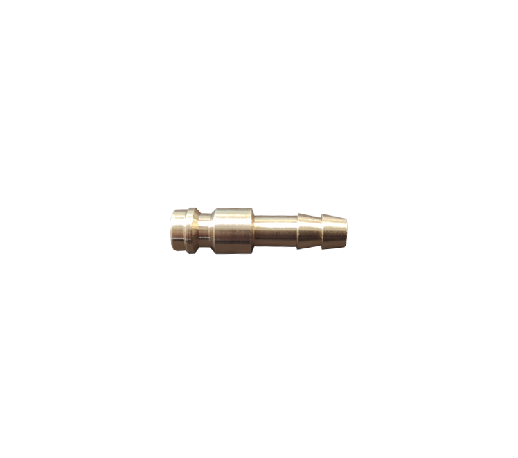 Propaan snelkoppeling messing 6 mm tule alleen mannetje