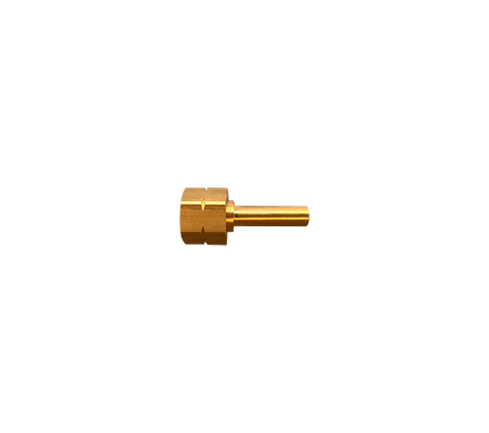 Wartel 3/8"L met tule 8mm glad
