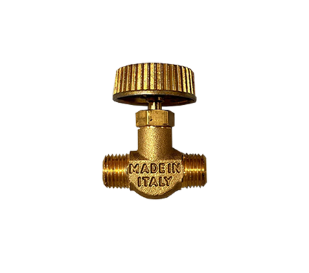 Naaldkraan 2 x 1/4" uitw. draad