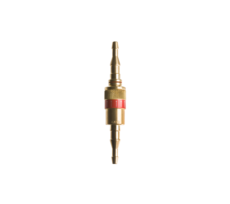 Snelkoppeling gas TS 6 mm model LT