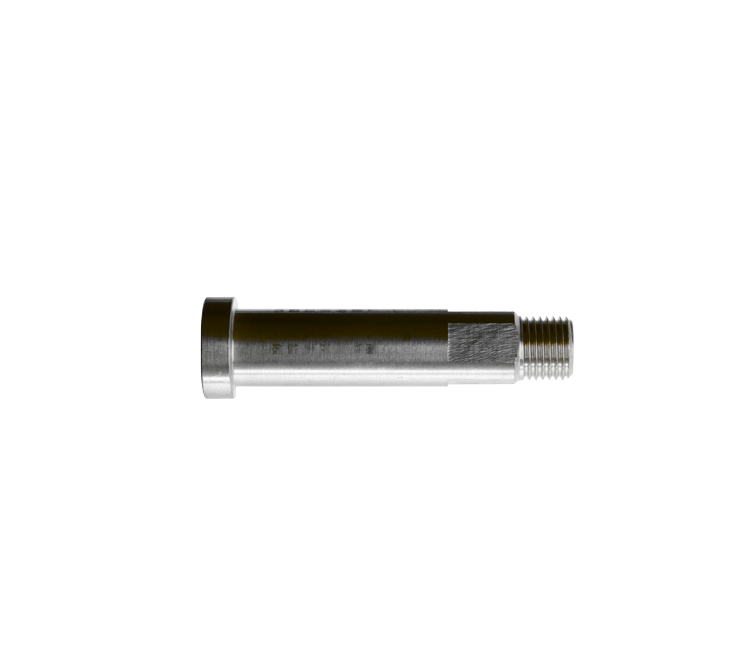 Aansluitpen verchroomd 1"W NEN x 1/4"r BSP Ru4 Lu4 (*NEN pen is vlak*)