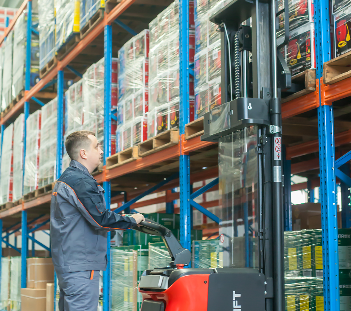 PS12N - Elektrische stapelaar met platform - 4000mm - 1200KG - Weldingshop