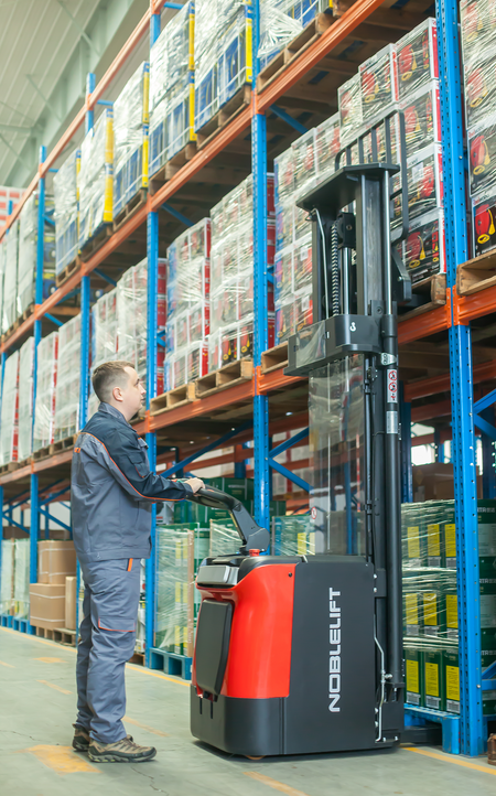 PS16N - Elektrische stapelaar met platform - 5300mm - 1600KG - Weldingshop