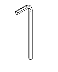 Inbussleutel, 3 mm. - Weldingshop