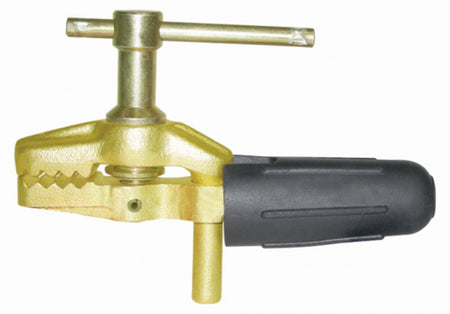 Aardklem schroefmodel M type met rubber 600 Ampere - Weldingshop