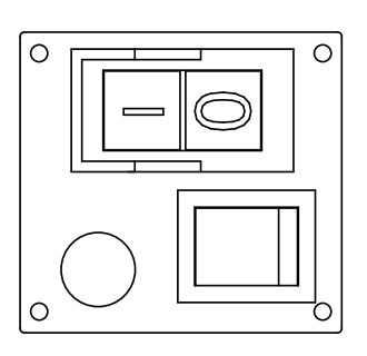 Besturingspaneel set, 220 V. - Weldingshop