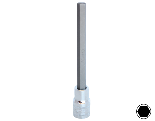 1/2"DOP BINNENZESKANT 8MM 140MM LANG