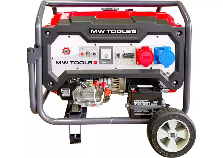 Benzine generator 9,0 kW 3x400 V en 230 V elektrische start 25 l tank - Weldingshop