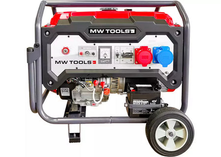 Benzine generator 9,0 kW 3x400 V en 230 V elektrische start 25 l tank - Weldingshop