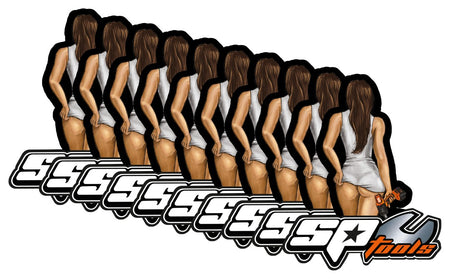 10x SP GIRL STICKER