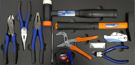 EVA FOAM INLEG 11 DELIG MET TANGEN EN HAMERS VOOR SP40101