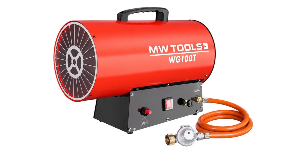 Gasheater op propaan 18-30 kW - Regelbaar vermogen - ErP-conform MW Tools