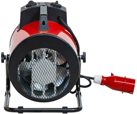 Warmeluchtblazer elektrisch 5 kW - 3x400 V - Regelbare thermostaat en blaashoek - Draagbaar - IP24 MW Tools - foto 9