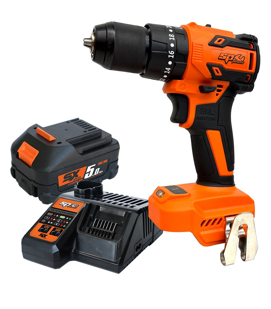 18V ACCU BOOR-SCHROEFMACHINE 10MM BRUSHLESS SET